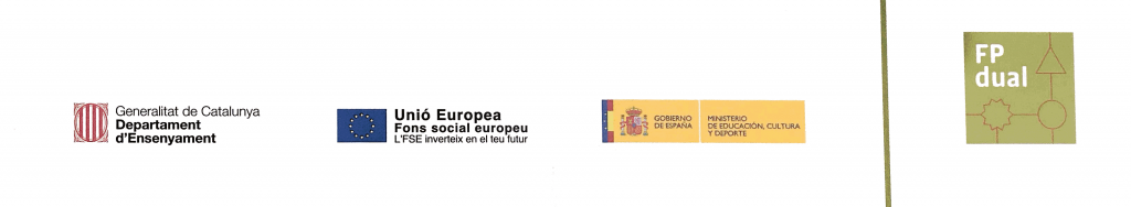 Signat conveni de col.laboració dual amb la Generalitat Catalunya, Departament Ensenyament .