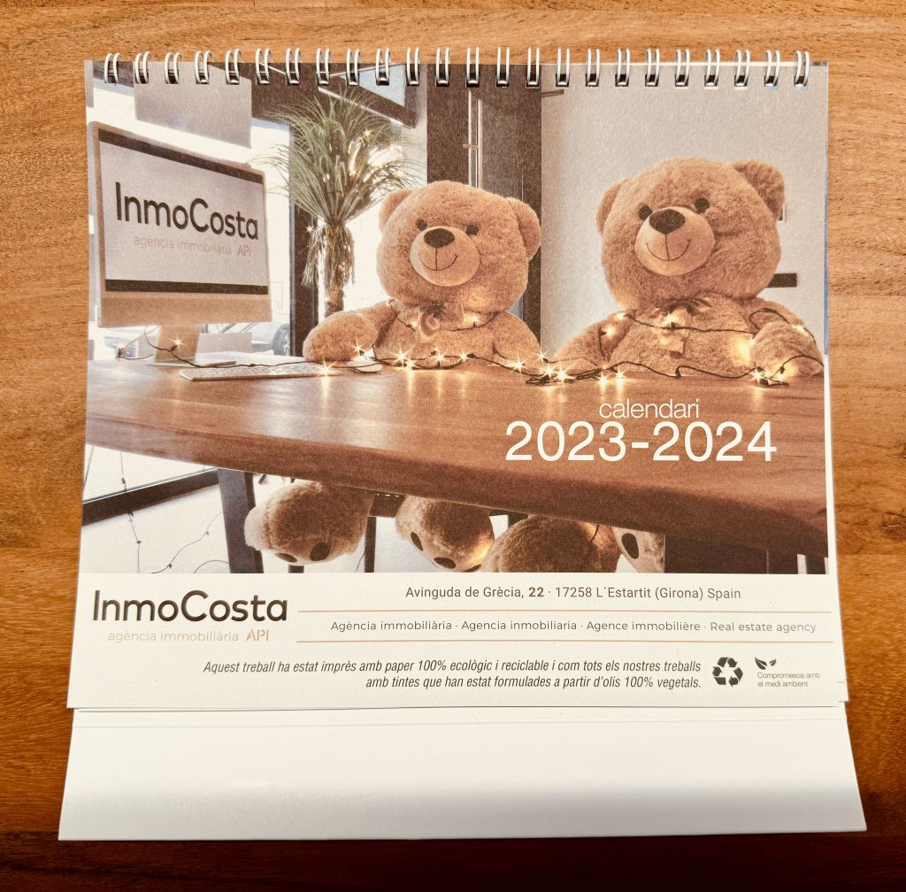 InmoCosta calendari 2023-2024